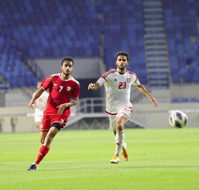 1664085883666005348.jpg 阿联酋国奥队在主场以1比1战平阿曼国奥队.jpg